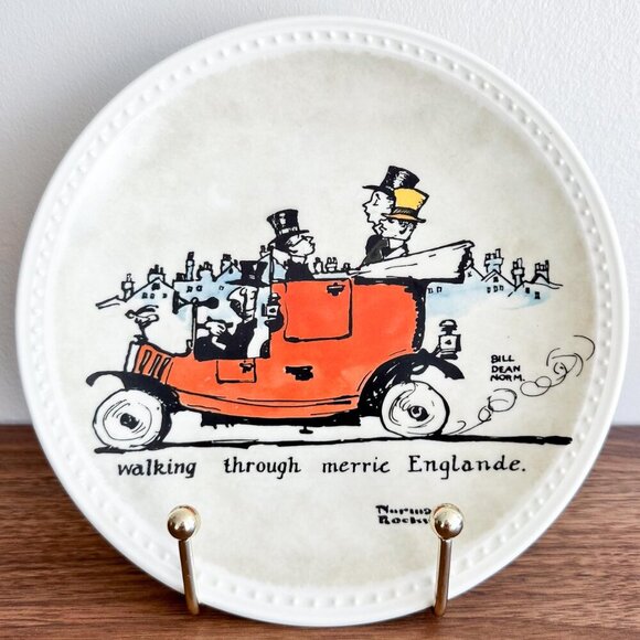 1982 Rockwell “Merrie Englande” Collector Plate – Limited Vintage - Picture 3 of 5